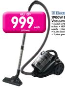 Electrolux 1900W Bagless Cylinder Vacuum Cleaner Z7810