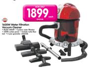 Genesis 1600W Water Filtration Vacuum Cleaner 80GHP