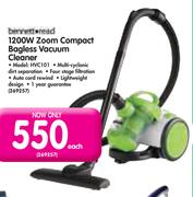 Bennett Read 1200W Zoom Compact Bagless Vacuum Cleaner HVC101