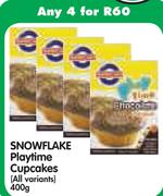 Snowflake Playtime Cupcakes(All variants)-4x400g