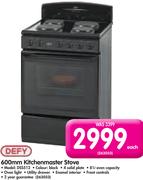 Defy 600mm Kitchenmaster Stove DSS512