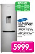 Samsung 360L Combi  Fridge/Freezer With Water Dispenser RB29FWRNDSA/OU