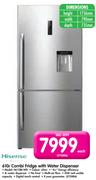 Hisense 610L Combi Fridge/Freezer With Water Dispenser H610BI-WD