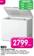 KIC 290L Chest Freezer KCG300/1