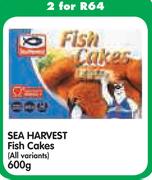 Sea Harvest Fish Cakes (All Variants)-2 x 600g