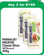 Parmalat Melrose Cheese Slices (All Flavours)-3 x 400g