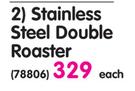 aro Stainless Steel Double Roaster