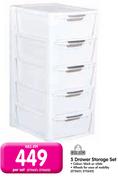 Bigjim 5 Drawer Storage Set