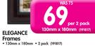 Elegance Frames 130x180mm-Per 2 Pack