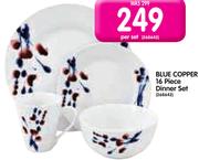 Blue Copper 16 Piece Dinner Set-Per Set