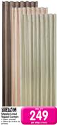 Sheraton Stipple Lined Taped Curtain 230x218mm-Per Drop