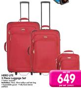 Hero Lite 3 Piece Luggage Set-Per Set