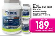 Evox Leanpro Diet Meal Combo
