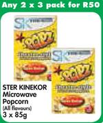 Ster Kinekor Microwave Popcorn(All Flavours)-2x3x85g