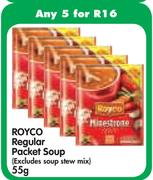 Royco Regular Packet Soup(Excludes Soup Stew Mix)-5x55g