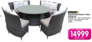  Bayside Poly Wicker 5 Piece Dining Set-Per Set