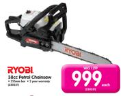 Ryobi 38cc Petrol Chainsaw