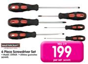 6 Piece Screwdriver Set J3006A-Per Set