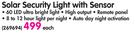 Solar Security Light With Sensor