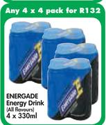 Energade Energy Drink(All Flavours)-4x4x330ml