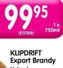 Klipdrift Export Brandy-750ml
