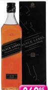 Johnnie Walker Black Label Scotch Whisky-12x750ml
