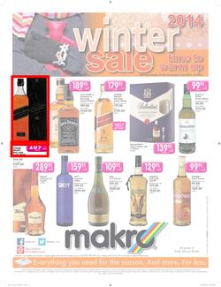 Makro : Liquor Catalogue ( 25 May - 02 Jun 2014 ) , page 1