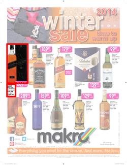 Makro : Liquor Catalogue ( 25 May - 02 Jun 2014 ) , page 1