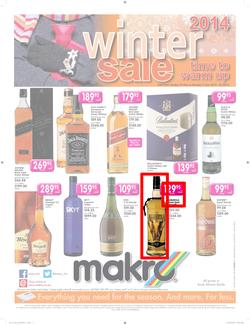 Makro : Liquor Catalogue ( 25 May - 02 Jun 2014 ) , page 1