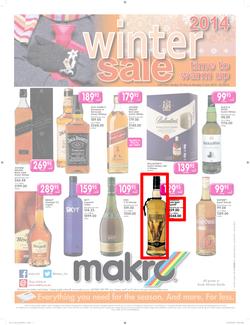 Makro : Liquor Catalogue ( 25 May - 02 Jun 2014 ) , page 1