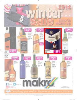Makro : Liquor Catalogue ( 25 May - 02 Jun 2014 ) , page 1