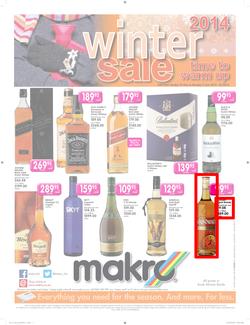 Makro : Liquor Catalogue ( 25 May - 02 Jun 2014 ) , page 1