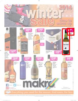 Makro : Liquor Catalogue ( 25 May - 02 Jun 2014 ) , page 1
