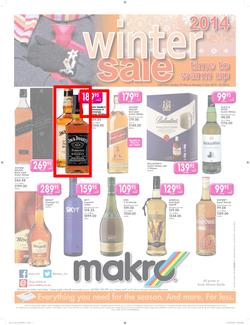 Makro : Liquor Catalogue ( 25 May - 02 Jun 2014 ) , page 1