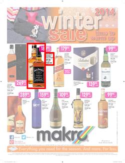 Makro : Liquor Catalogue ( 25 May - 02 Jun 2014 ) , page 1