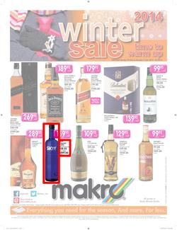 Makro : Liquor Catalogue ( 25 May - 02 Jun 2014 ) , page 1