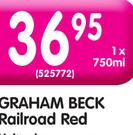 Graham Beck Railroad Red-750ml