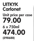 Uitkyk Carlonet-6x750ml