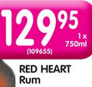 Red Heart Rum-750ml