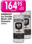 Smirnoff Ice Double Black With Guarana-24x250ml