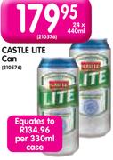 Castle Lite Can-24x440ml