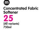 M Concentrated Fabric Softener(All Variants)-750Ml