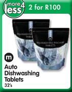 M Auto Dishwashing Tablets-2x32's