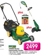 Trimtech 2400W Electric Lawnmower Combo-Per Combo