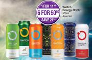Switch Energy Drink Assorted-For 6 x 500ml