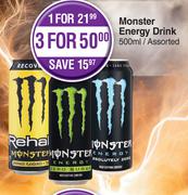 Monster Energy Drink Assorted-For 1 x 500ml
