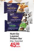 Nutri-Go Layered Protein Bar Assorted-60g Each
