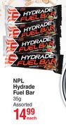 NPL Hydrate Fuel Bar Assorted-35g Each