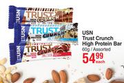USN Trust Crunch High Protein Bar Assorted-60g Each