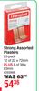 Leukoplast Strong Plasters Assorted 20 Pack 12 Of 22 x 72mm Plus 8 Of 38 x 63mm